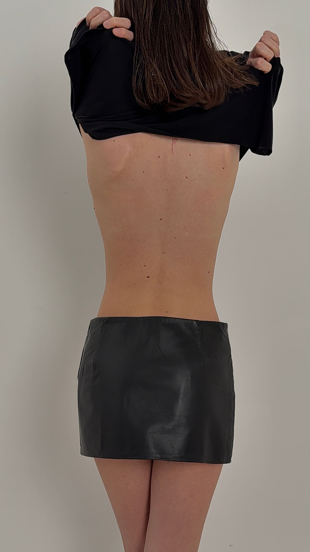 La Mini Gonna In pelle