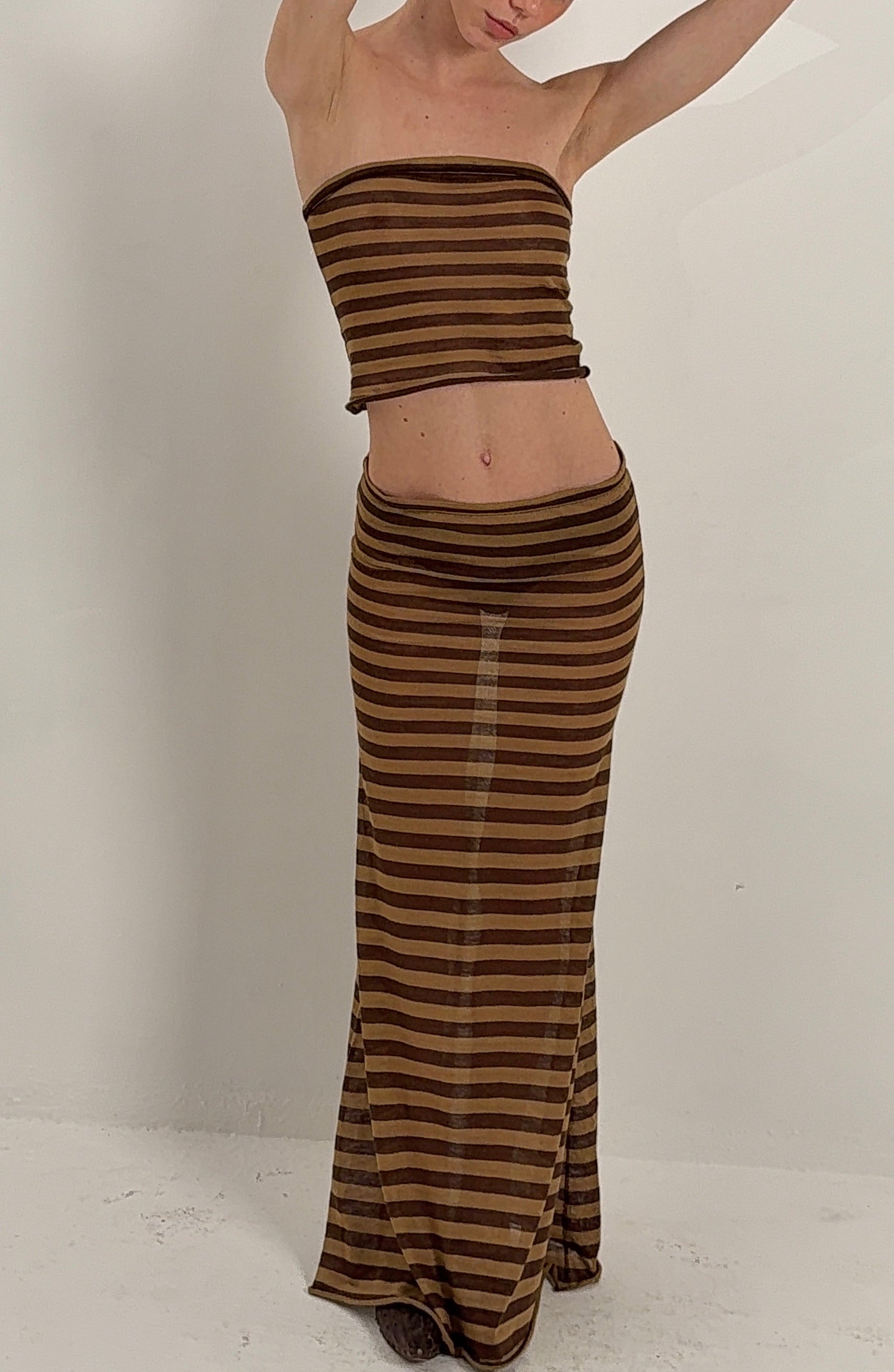 La Gonna Tubo Stripe