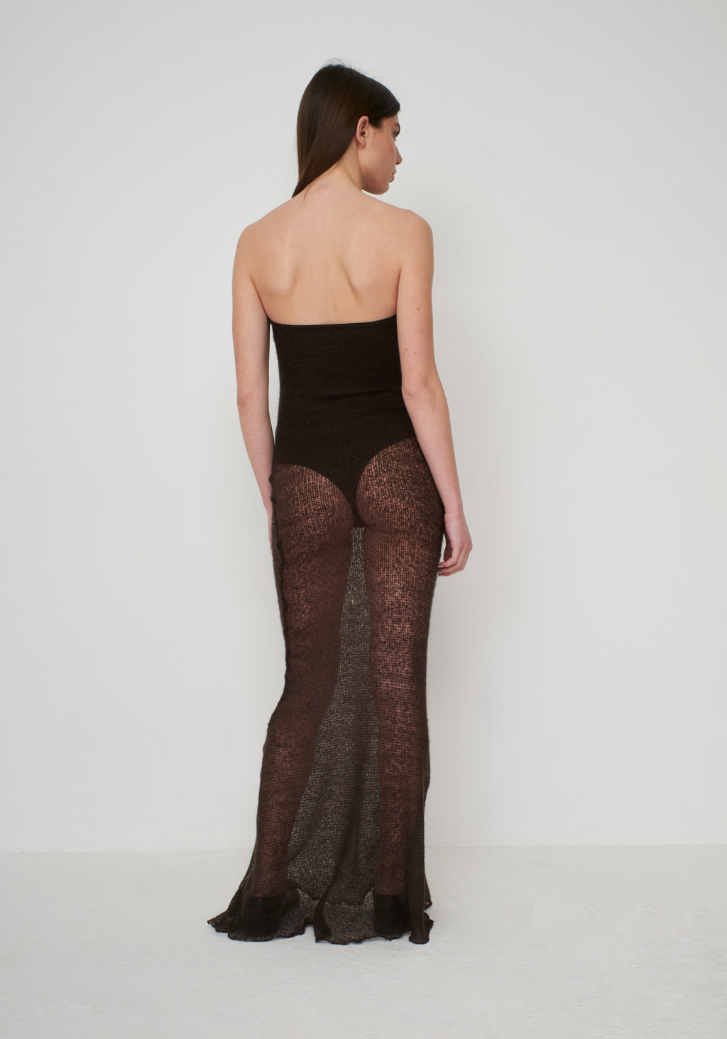 L’abito Tubo Alpaca brown