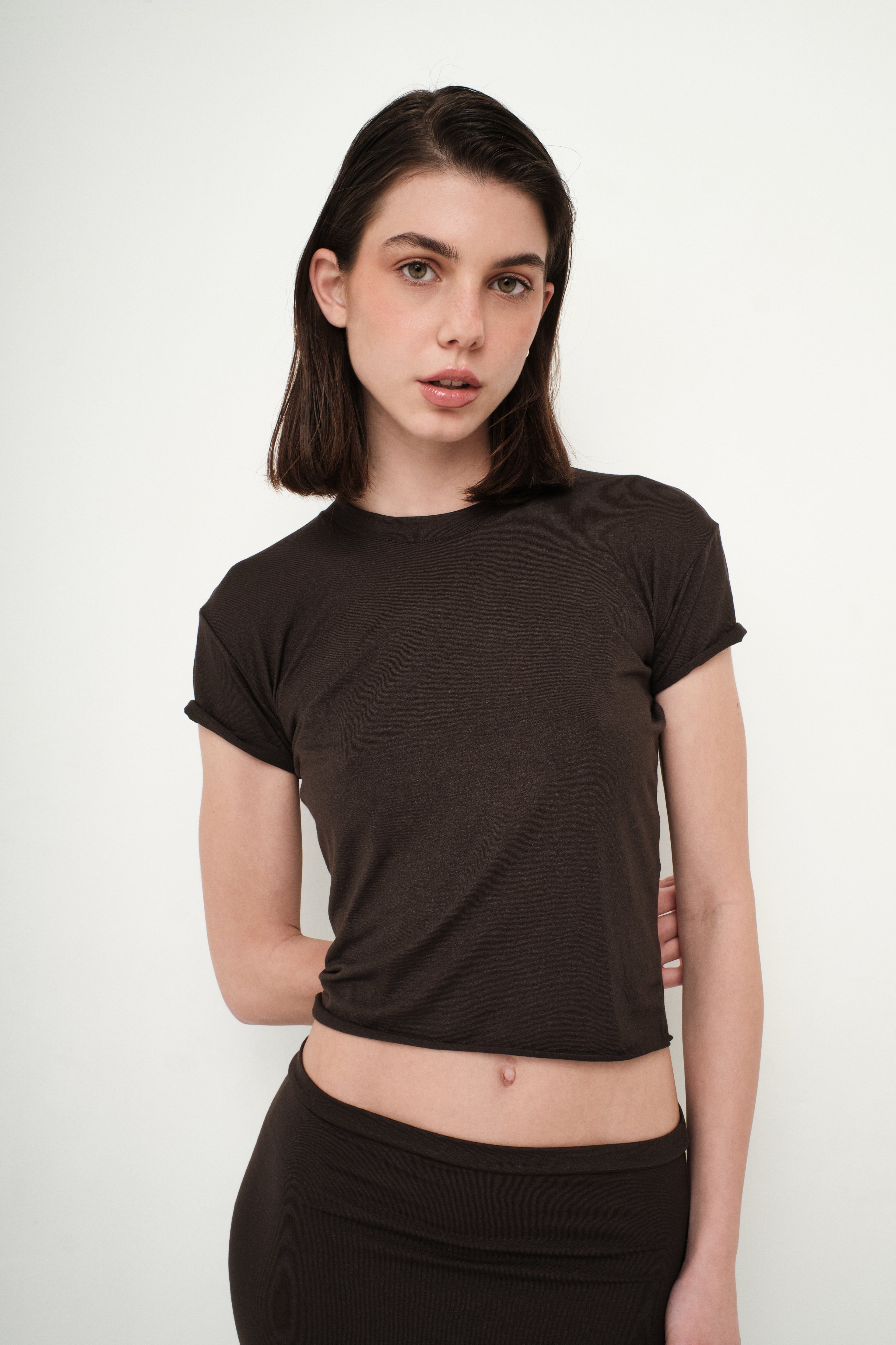 La T Shirt Brown